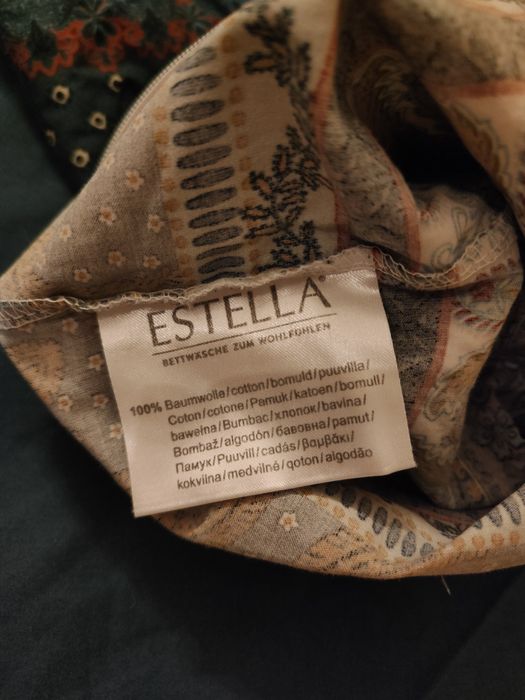 Pościel 100% bawełna Estella butelkowa zieleń