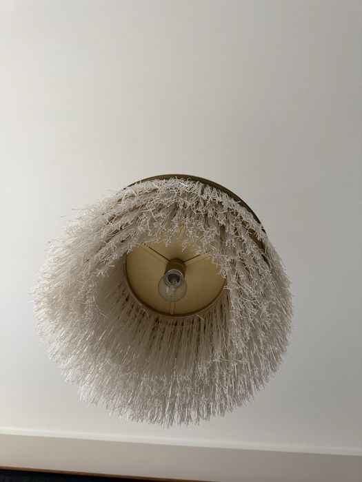 Westwing lampa zlota frędzle