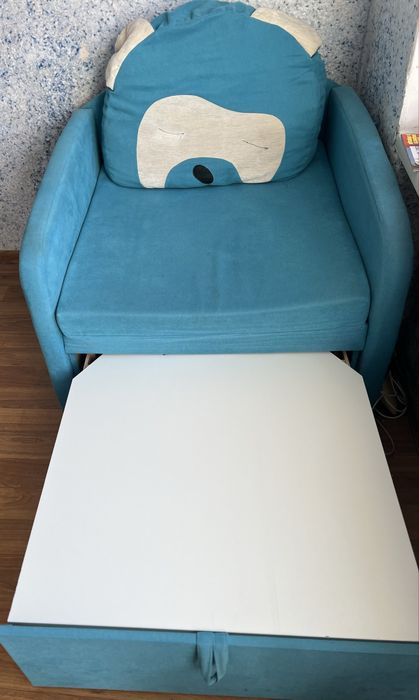 Дитяче ліжко  розкладне з нішою