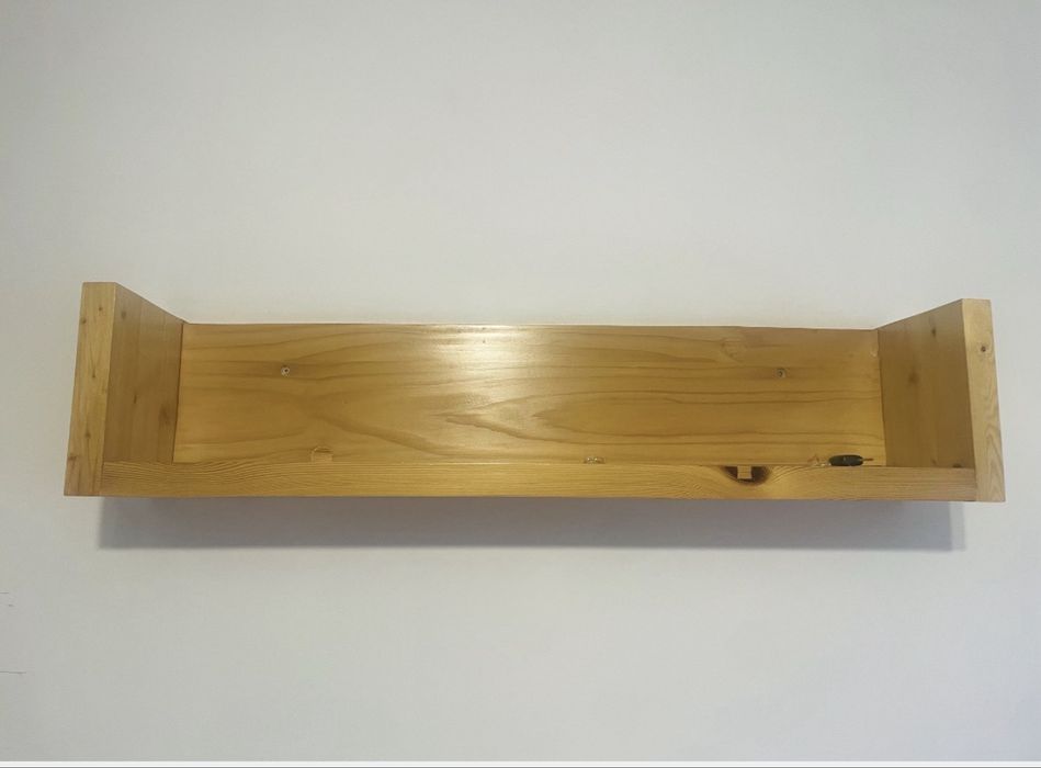 Półka wisząca drzewo lite świerkowe