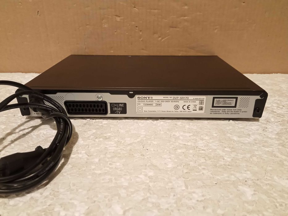 DVD Sony DVP-SR170