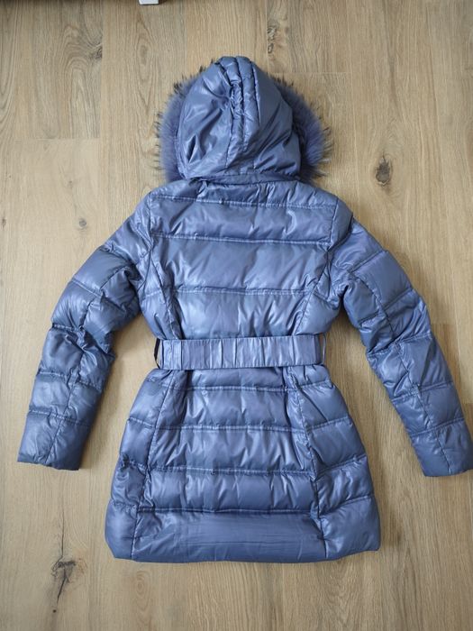 Kurtka zimowa damska Lee Cooper S puchowa futerko naturalne