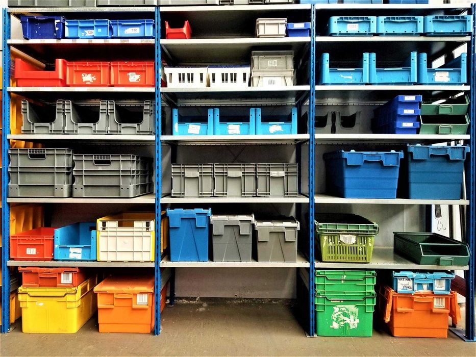 Regał Magazynowy Metalowy Półkowy Garaż Warsztat Piwnica 60x220x312cm.