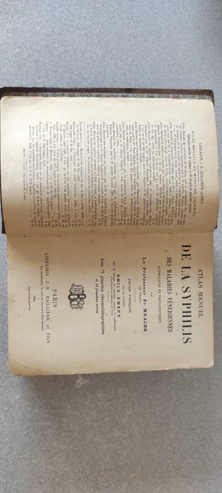 VENDO Livro raro - Mracek - Émery Atlas-Manuel des Maladies Vénérienne
