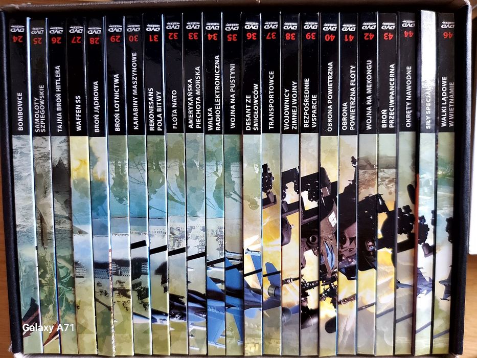 Kolekcja płyt DVD Wojna i broń