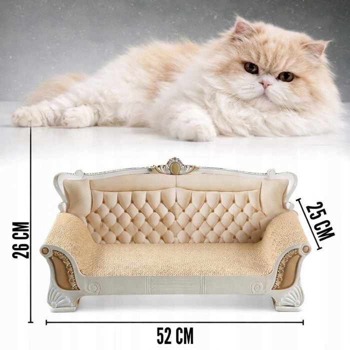 SOFA dla kota 3w1 drapak tektura domek przytulny