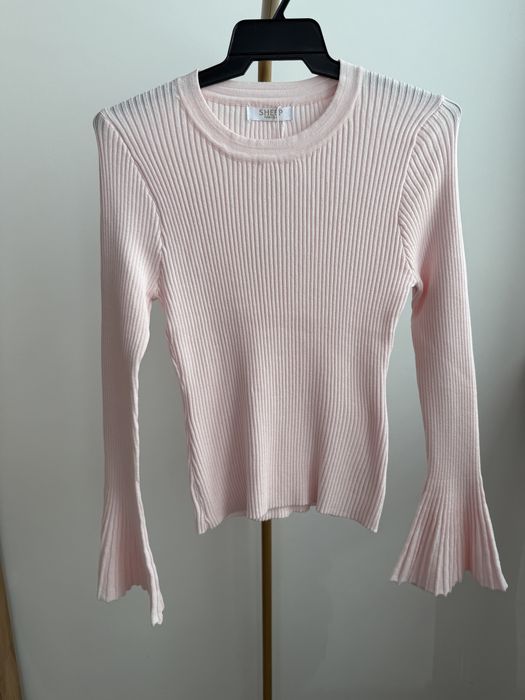 Sweter damski cienki wiskoza dzwonek uniwersalny