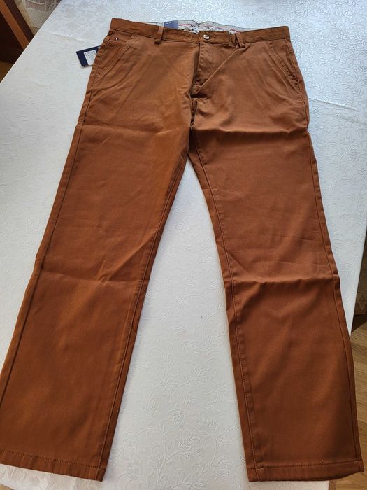 Spodnie męskie eleganckie CHINOSY W38 L30
