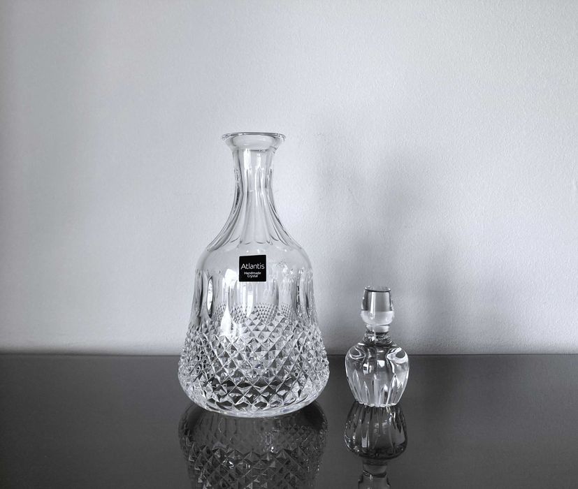 Garrafa de cristal marca Atlantis sem uso431393240096460801