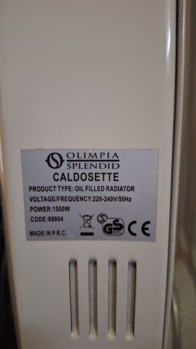 Aquecer a óleo 6 módulos