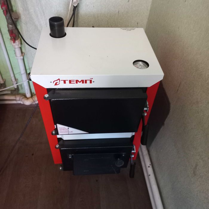 Котел стальной твердотопливный ТЕМП