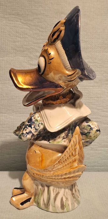 STEATYT Katowice. Figurka Donald. Stara Porcelanowa Lampka. PRL.