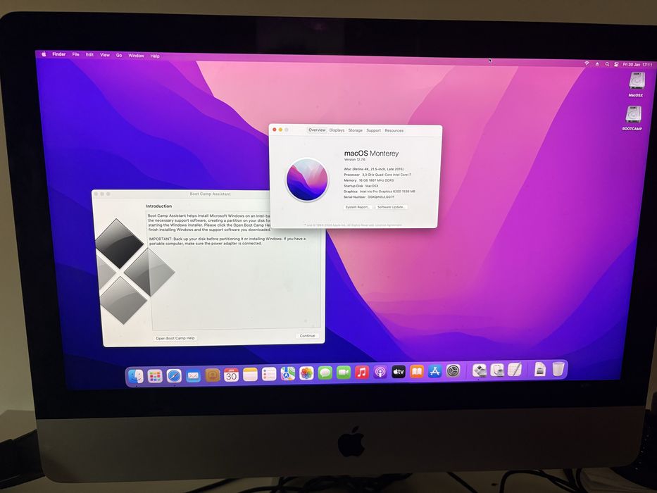 Imac late 2015 21.5’ core i7