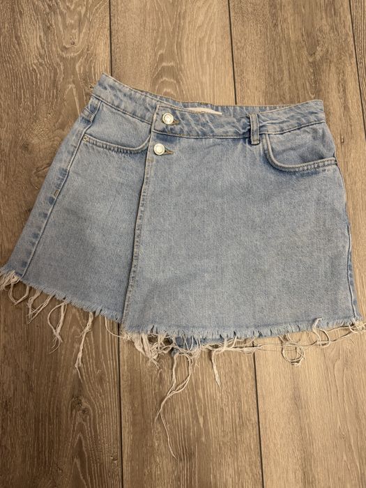 Джинсова шорти юбка zara