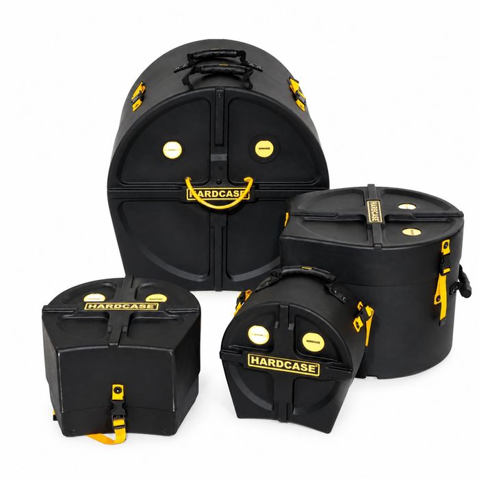 Hardcase - 4 Peças Drum Case Set - 10/12/14/22