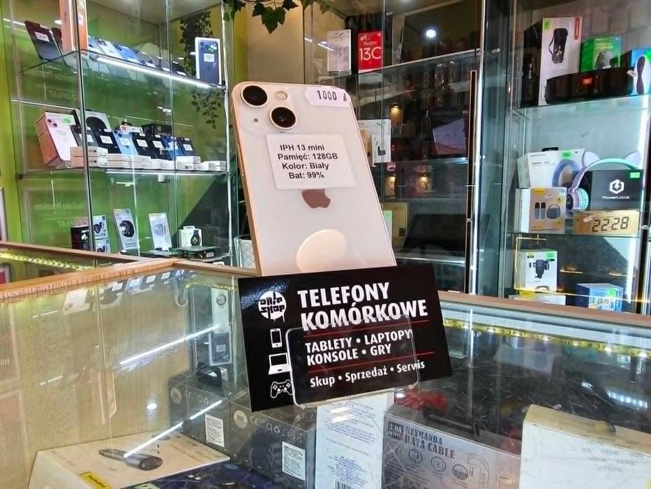 Iphone 13mini 128Gb Bat:99% Biały IGŁA/Gwarancja/SklepGSM/Lwsk