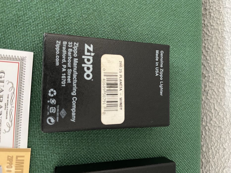 Isqueiro zippo edicão limitada novo com caixa e papeis