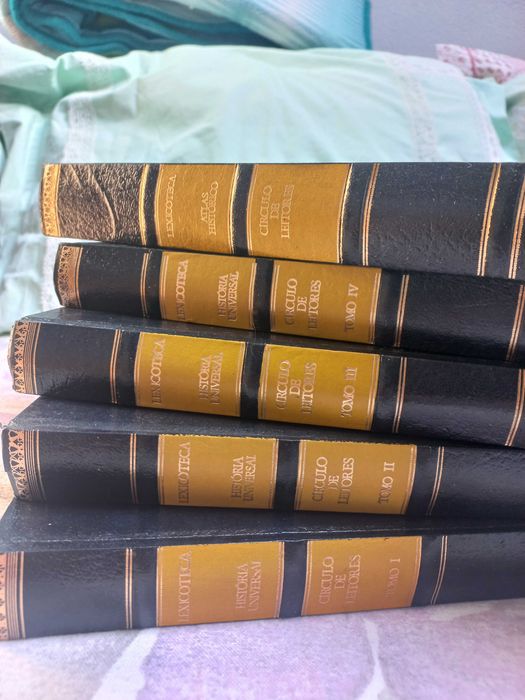 Coleção História Universal Lexicoteca Círculo de leitores 5 volumes