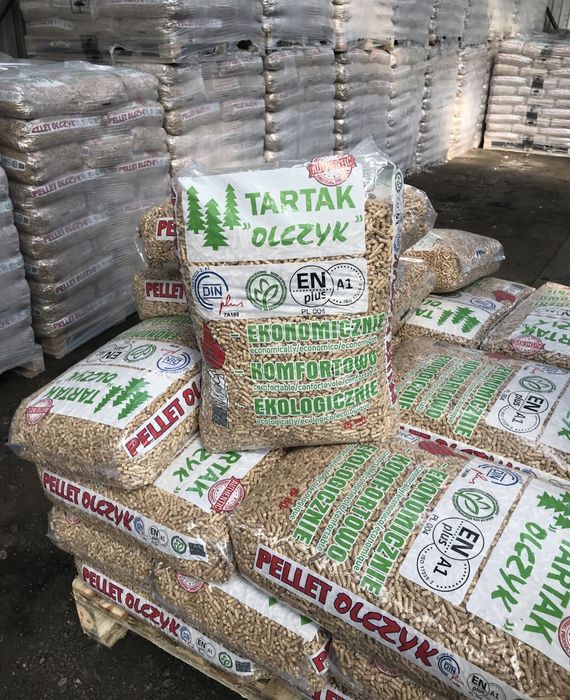 Dostępny - Pelet  Olczyk EnPLUS A1 DIN 2100tona, paleta 2200 HDS