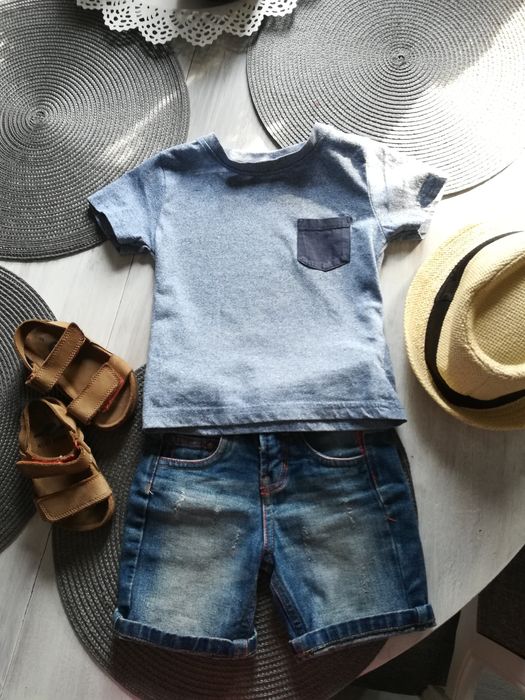 Spodnie spodenki krótkie 86