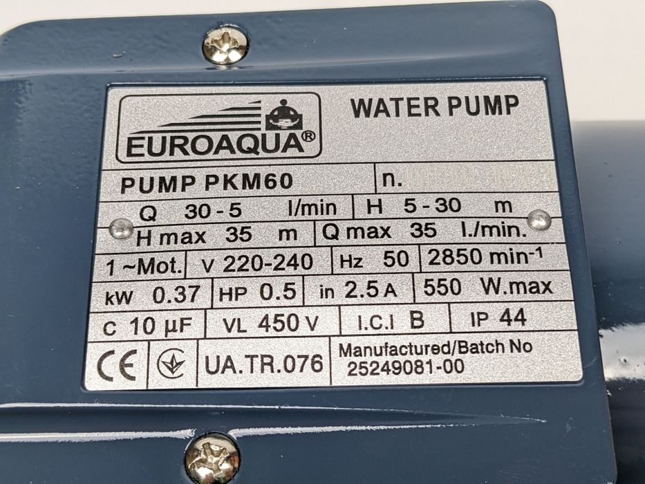 Насосна станція PKM - SKD 1 AUTO. Мідна обмотка