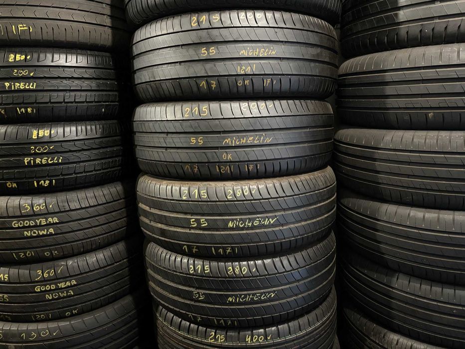 4X Opony Letnie 215/55R17 215/55/17 MICHELIN PRIMACY 3 7MM 2021R CAŁE