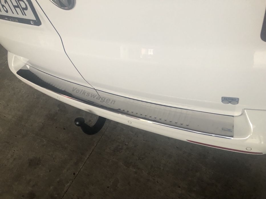 Накладка хром на задний бампер Т4/Т5/ Кадди (VW T4/ T5/ caddy) нерж.