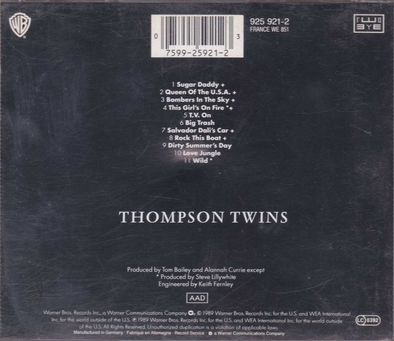 Thompson Twins -  Big Trash428114496980275201