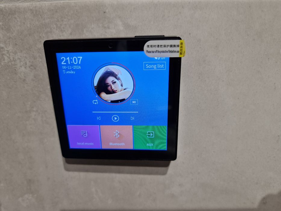 Ścienny wzmacniacz Audio 2/4, Radio FM, Bluetooth, AUX TF funkcja kart