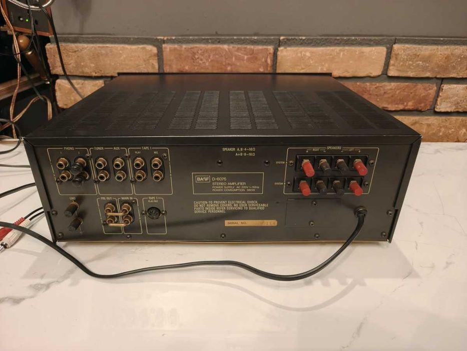 BASF D-6075 Wzmacniacz VINTAGE ! DUAL MONO