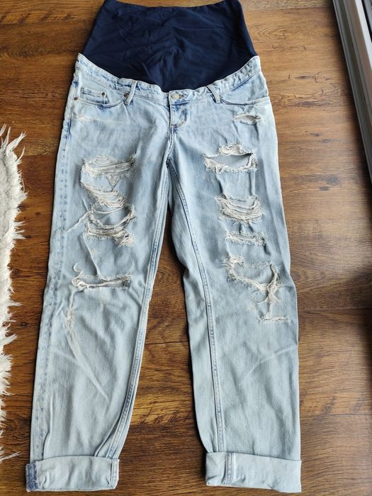 Spodnie ciążowe boyfriend h&m r.40