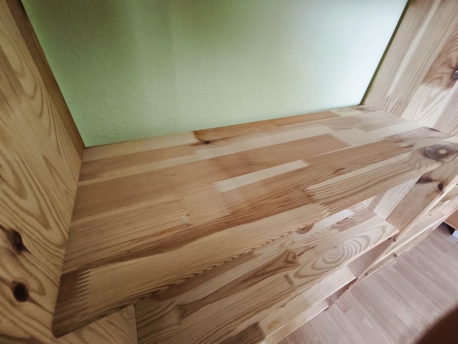 Regały drewniane sosnowe 2 sztuki, biblioteczka