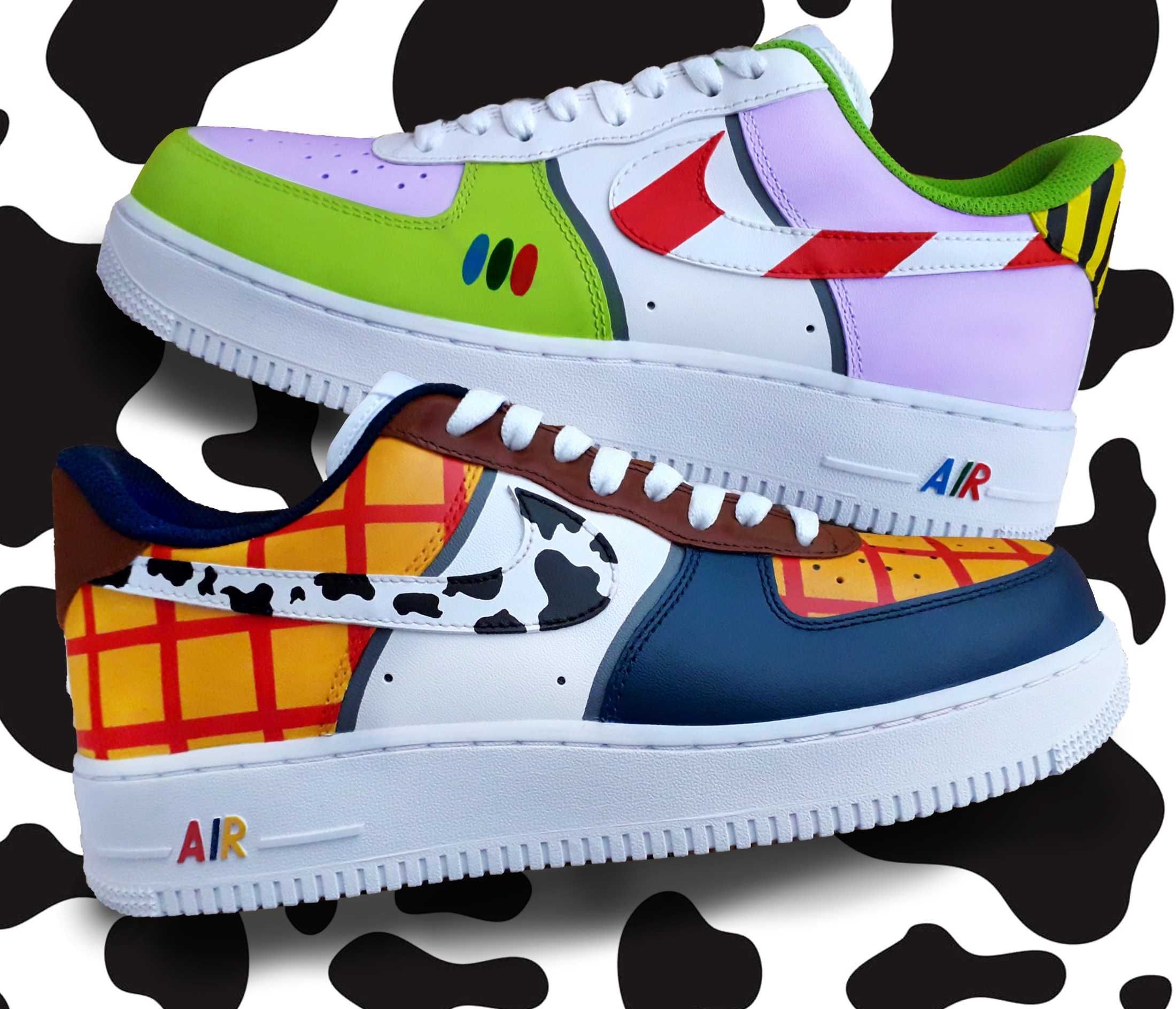 TOY STORY Nike Air Force 1 '07 custom rÄcznie malowane buty 45 WrocÅaw Fabryczna ⢠OLX.pl