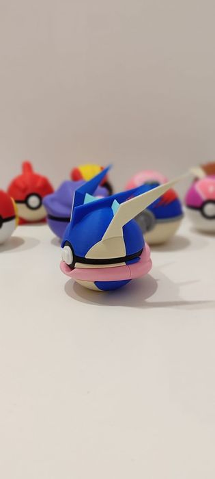 Greninja pokeball pokemon 3d