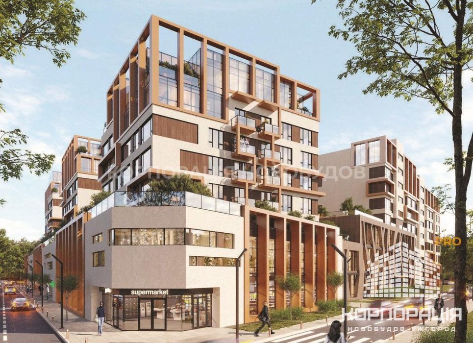 Терміновий продаж 1-км квартири, 42.2 м2, 2 пов, новобудова біля парку