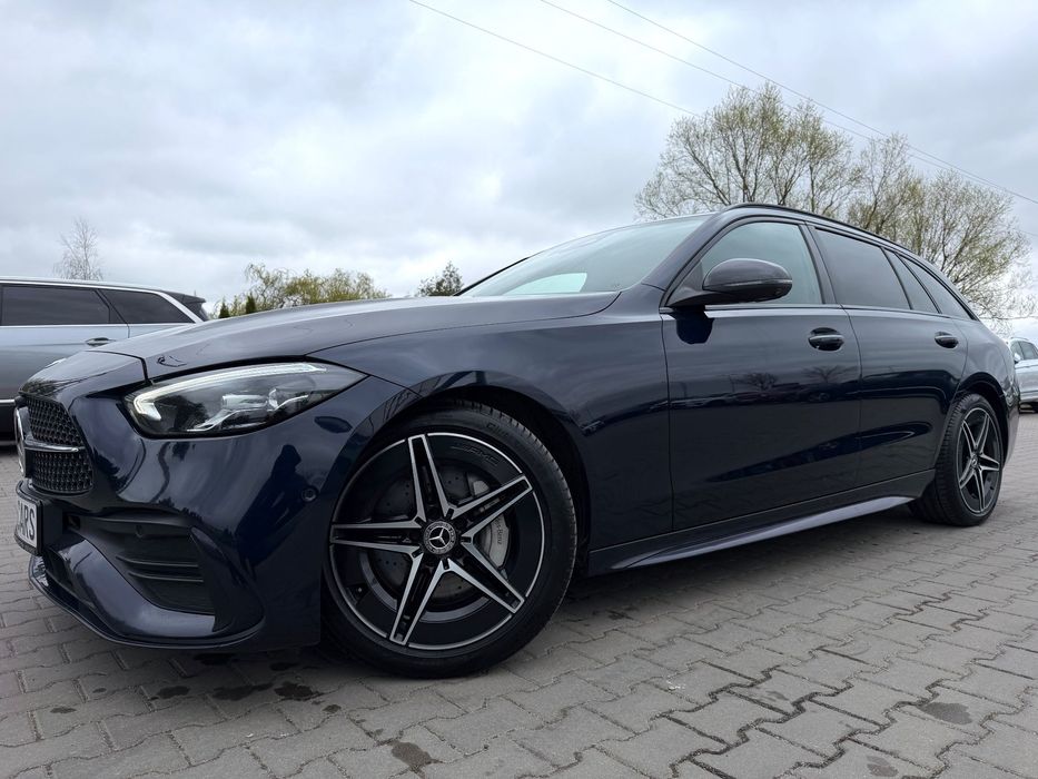 Mercedes-Benz Klasa C NOWY MODEL 300D VIRTUAL ambiente blis hak el klapa skóry kamery 360aso