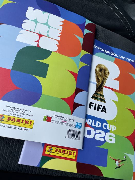 Caderneta Panini Copa do mundo 2026