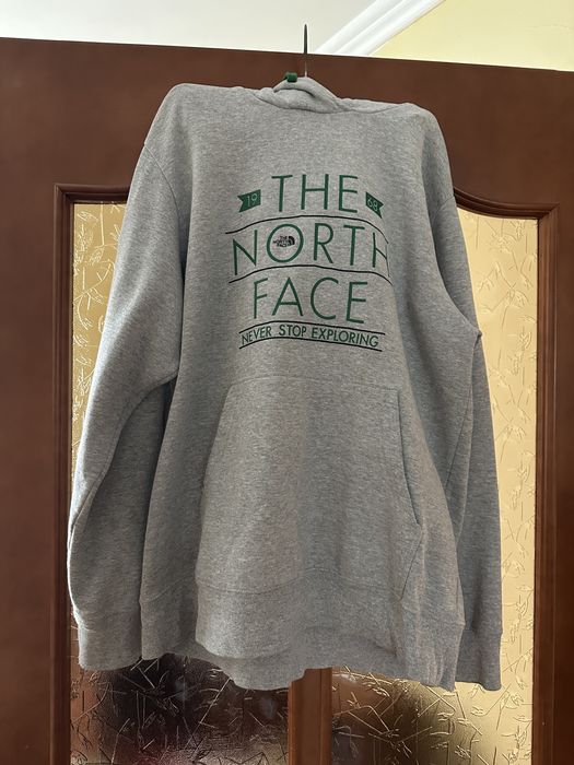 Сірий худі The North Face оригінал, розмір L