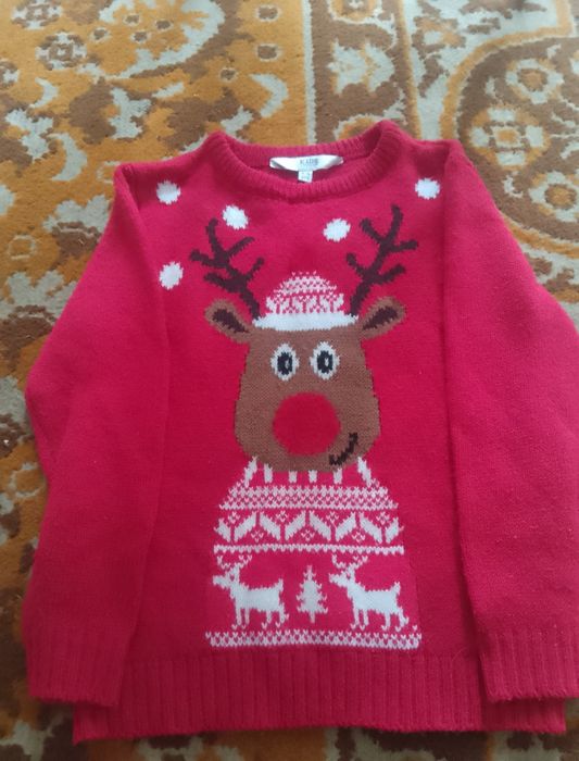 Новогодний свитер детский