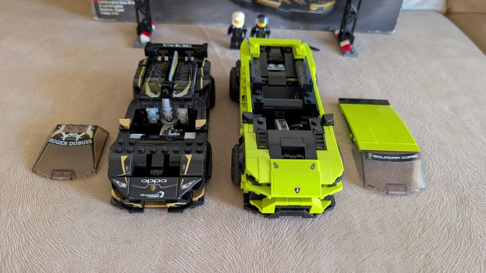 Lego Speed Champions 76899 Lamborghini Urus ST-X & Lamborghini Huracán Super Trofeo EVO