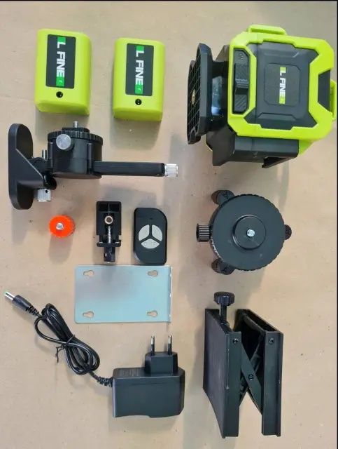 Лазерний рівень L-fine, 4d, лазерный уровень, нивелир 16 линий