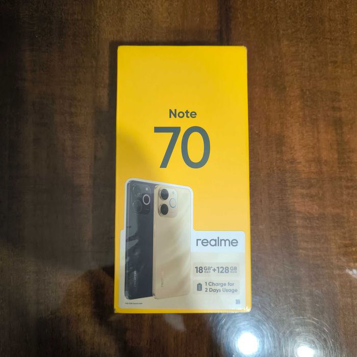 НОВЫЙ Смартфон Realme Note 70 18/128 ГБ Глобальная Версия 90 Гц 6,74 д
