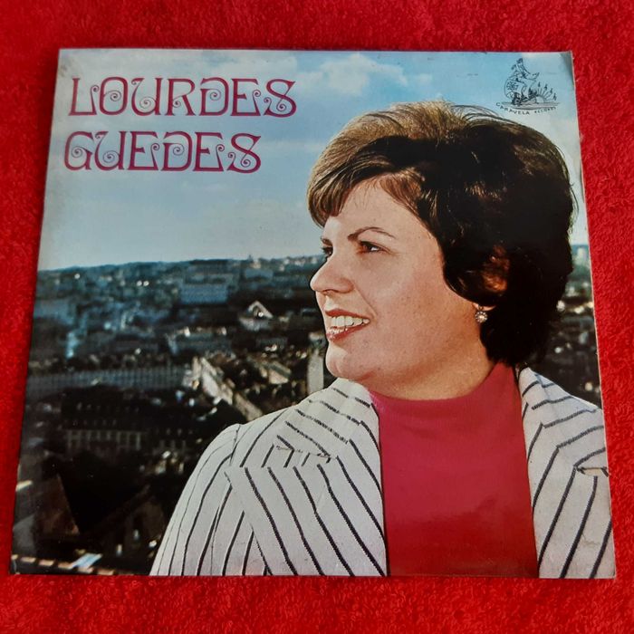 Disco Vinil Single EP Lourdes Guedes c/ dedicatória Autografada