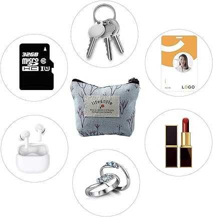 жіночий міні-гаманець для монет Чохол Сумка на блискавці Ключ-гаманець