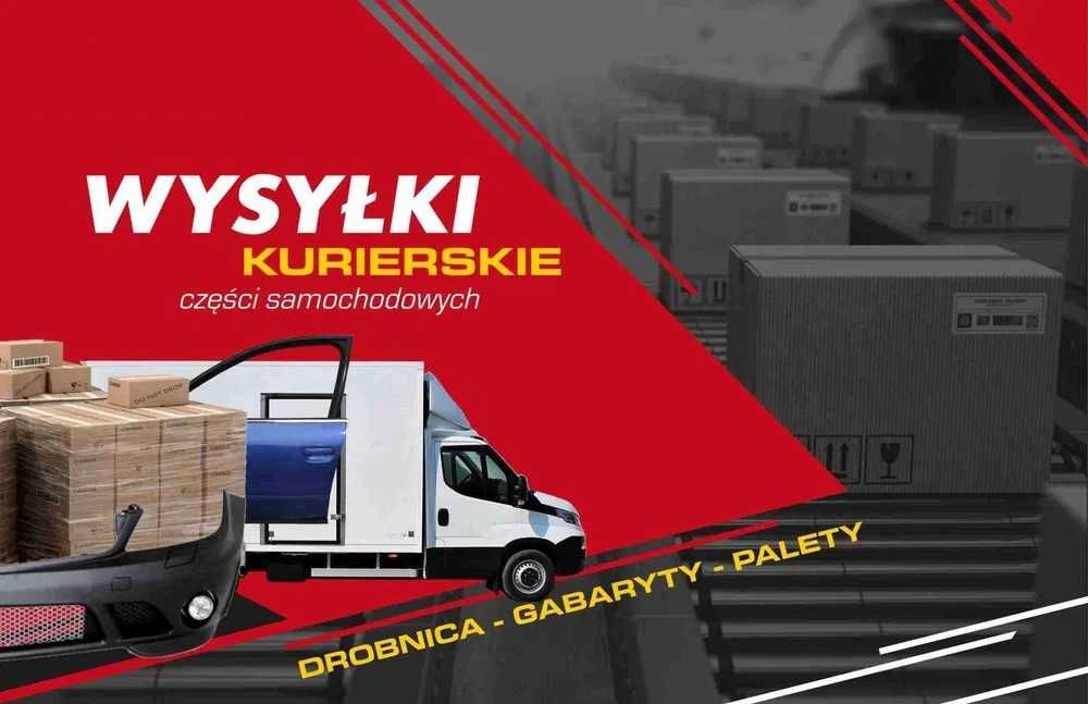 Tanie przesyłki paletowe, przesyłki kurierskie maski, zderzaki, części
