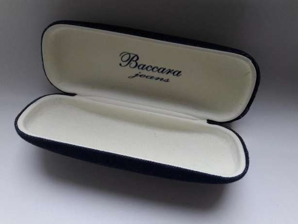 Pokrowiec / etui na okulary jeans jeansowy BACCARA
