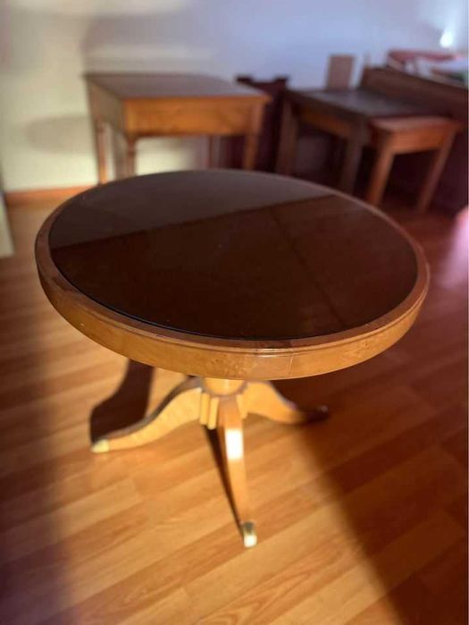 Mesa de centro em madeira de cerejeira