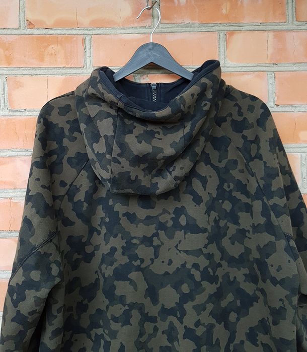 Nike Tech Fleece Camo Hoodie худі кофта на змійці оригінал XL