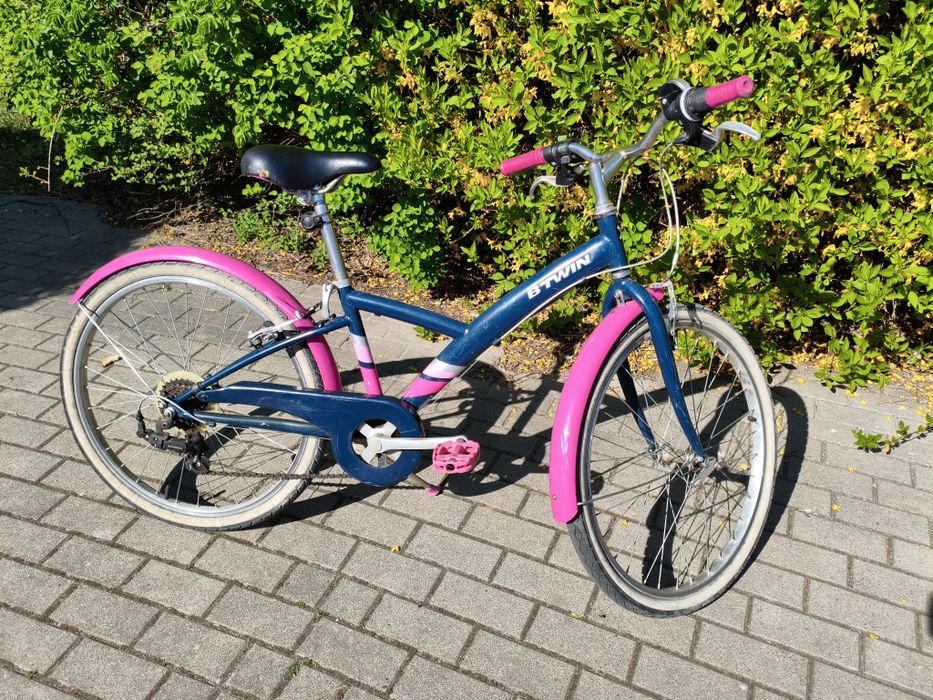 Rower dla dziewczynki B'Twin Btwin 500 koła 24 cale stan BDB