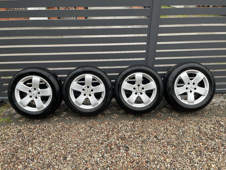Mercedes koła 225/55/16 5x112 opony wielosezonowe
